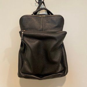 L. Credi Italian Leather Convertible Backpack Bag